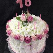 Cake Funeral Flowers