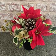 Christmas Silk Gravepot